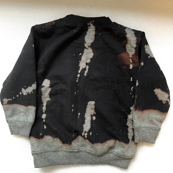 Pixie Lane Crewneck Acid Wash Pullover - Picture 2 of 3